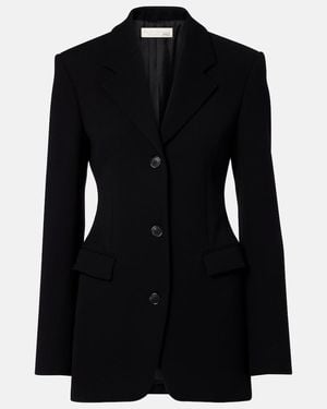 The Row Fontana Virgin Wool Blazer - Black