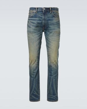 RRL Faded Slim Jeans - Blue