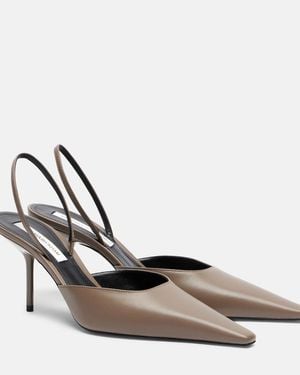 Victoria Beckham Escarpins Slingbacks Sloan En Cuir - Métallisé