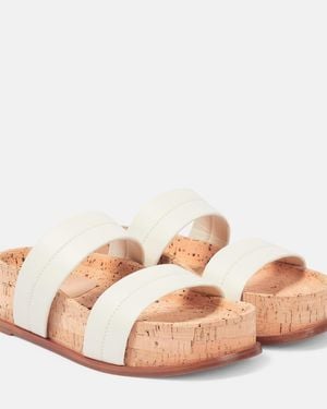 Gabriela Hearst Sandalen Striker Aus Leder - Pink
