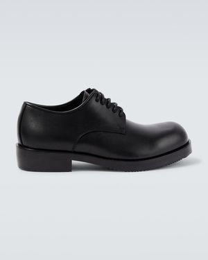 Dries Van Noten Leather Derby Shoes - Black