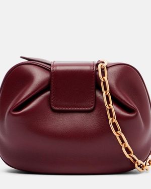 Gabriela Hearst Soft Demi Leather Clutch - Red