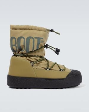 Moon Boot Logo Snow Boots - Green