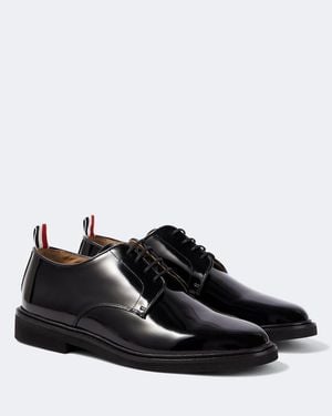 Thom Browne Schnuerschuhe Aus Leder - Schwarz