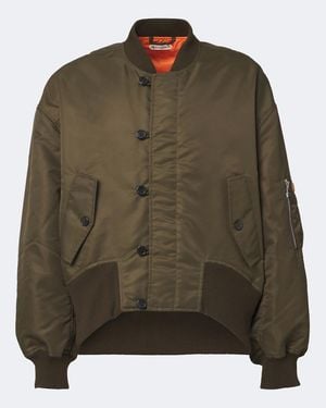 JW Anderson Oversized Bomber Jacket - Green