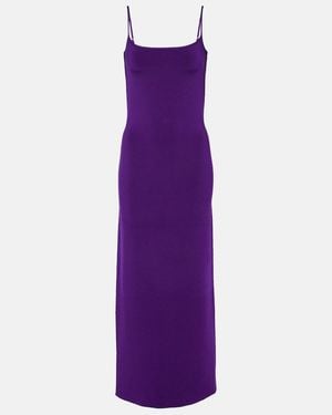 Galvan London Vestido Largo Bella - Morado