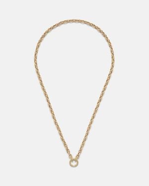 David Yurman Collar De Cadena Dy Mercer Petite De Oro De 18 Ct - Blanco