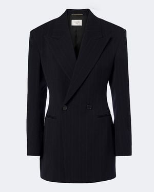 Saint Laurent Blazer Doppiopetto - Blu