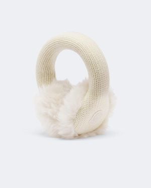 Moncler Virgin Wool Earmuffs - White