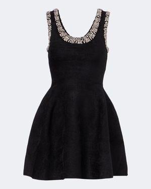 Jonathan Simkhai Robe Leona A Cristaux - Noir