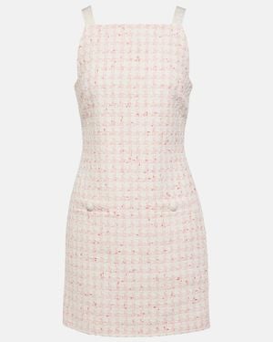 Veronica Beard Xochi Tweed Minidress - Natural