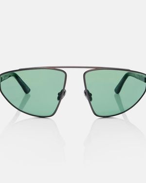 Tom Ford Parker Wire Aviator Sunglasses - Green