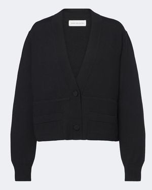 Dries Van Noten Cardigan De Lana - Negro