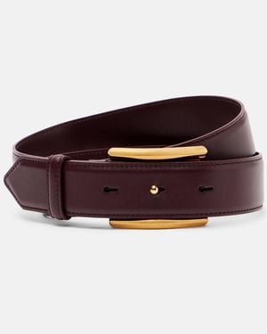 Alaïa Curve Leather Belt - Purple