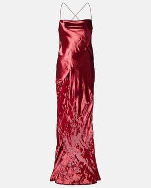 The Sei Open-Back Gown - Red