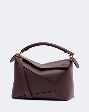 Loewe Bolso Puzzle Edge Small De Piel - Morado