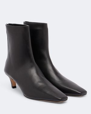 TOTEME Ankle Boots Aus Leder - Schwarz