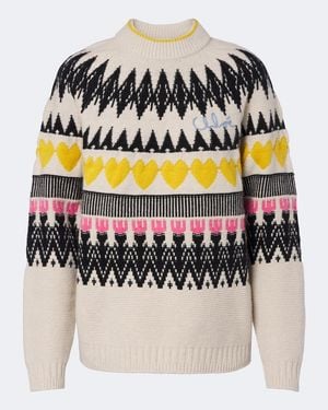 Chloé Jacquard Wool And Cashmere Jumper - Multicolour