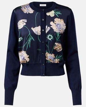 Erdem Cardigan Aus Wolle - Blau