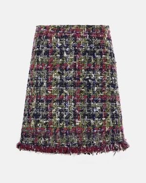 Etro Wool-Blend Tweed Miniskirt - Multicolour