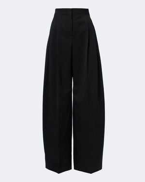 Mugler Hose Aus Schurwolle - Schwarz