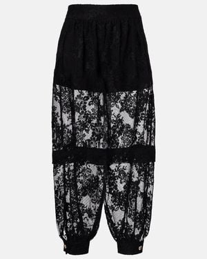 Zimmermann Luna Lace Balloon Trousers - Black