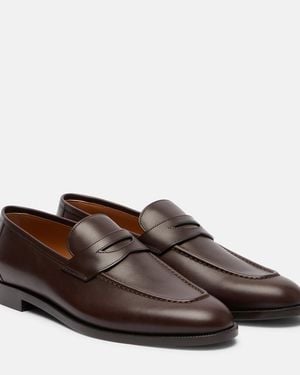 Loro Piana Mocasines Sergio De Piel - Marrón