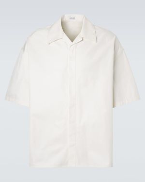 Loewe Cotton Twill Shirt - White