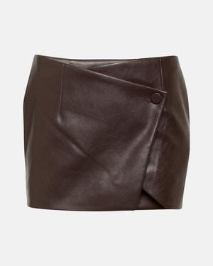 AYA MUSE Mille Wrap Miniskirt - Brown