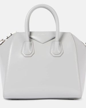 Givenchy Tote Bag Antigona Mini Aus Leder - Grau