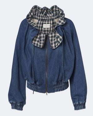 Dries Van Noten Jeansjacke - Blau