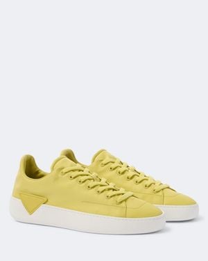Prada Sneakers Court Aus Re-Nylon - Gelb