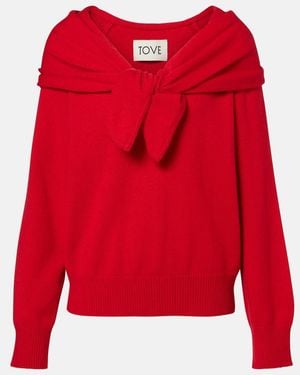TOVE Pullover Malia Aus Kaschmir - Rot