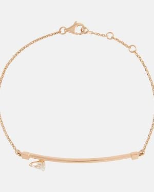 Repossi Serti Sur Vide Pulsera De Oro Rosa De 18 Ct Con Diamante - Neutro