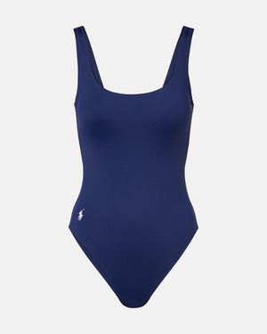 Polo Ralph Lauren Embroidered Swimsuit - Blue