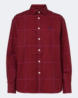 Polo Ralph Lauren Hemd Aus Baumwoll-Twill - Rot