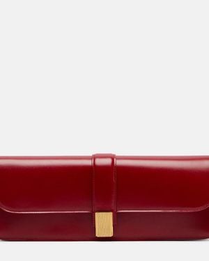 KHAITE Blake Leather Clutch - Red