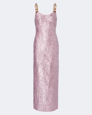 Versace Duchess Satin Gown - Purple