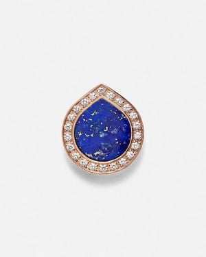 Repossi Pendientes Antifer De Oro De 18 Ct Con Lapislazuli Y Diamantes