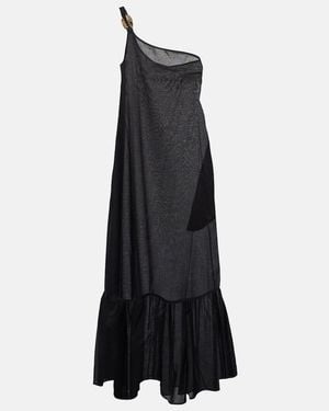Stella McCartney Falabella Cotton Midi Dress - Black