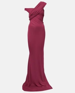 Rick Owens Sahara Asymmetric Gown - Red