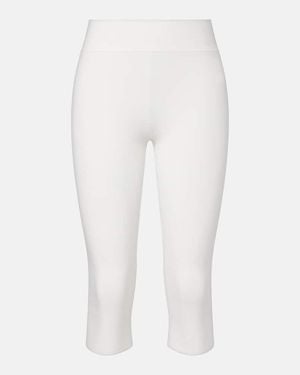 TOTEME Knitted Capri Leggings - White