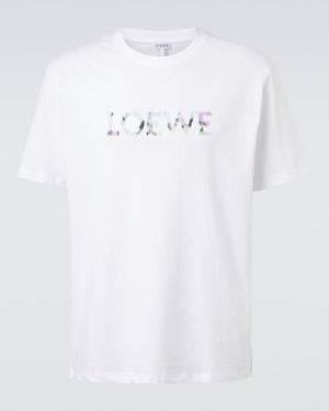 Loewe Relaxed-Fit Cotton T-Shirt - White