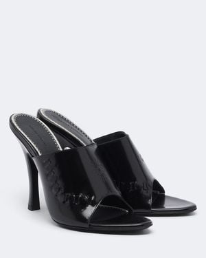 Magda Butrym Leather Mules - Black