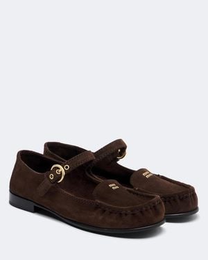 Miu Miu Ballerine - Marrone