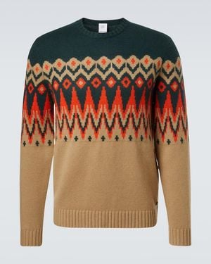 Bogner Ron Fair Isle Cashmere Jumper - Orange