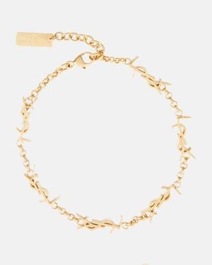 Saint Laurent Ysl Chain Bracelet - Metallic