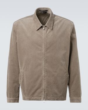 Sunspel Cotton Corduroy Jacket - Natural
