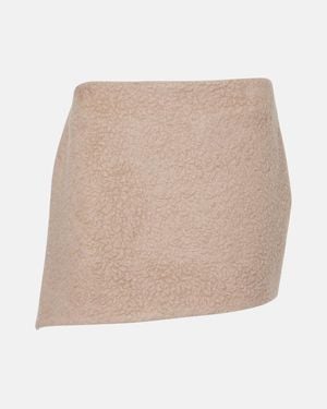 Givenchy Minialda Asimetrica De Alpaca Y Lana - Neutro