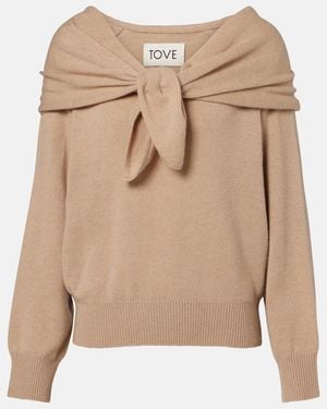 TOVE Pullover Malia Aus Kaschmir - Natur